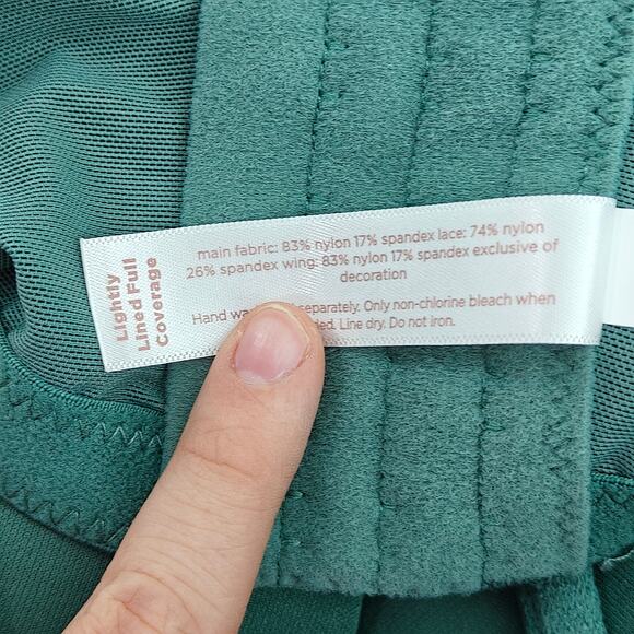 Lane Bryant Cacique Lightly Lined Full Coverage Green 44H - Picture 3 of 4